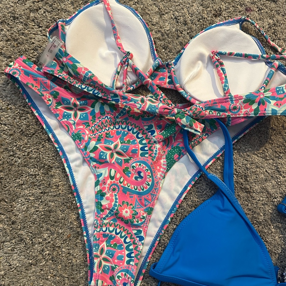 Colorful Bikini Set Trio - Picture 3 of 3